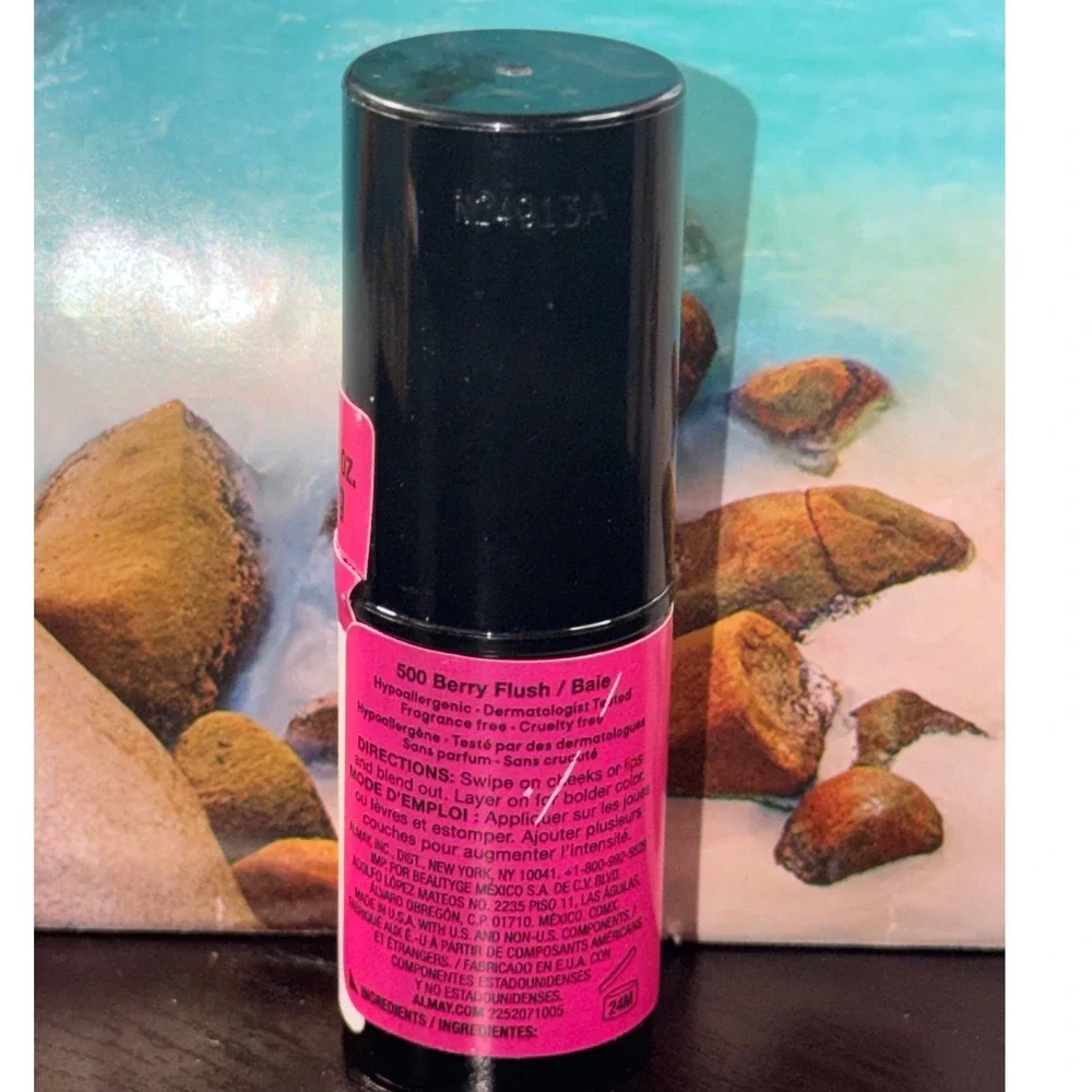 Almay Color & Care Tint Stick 500 Berry Flush pH-Activated Lip and Cheek Tint